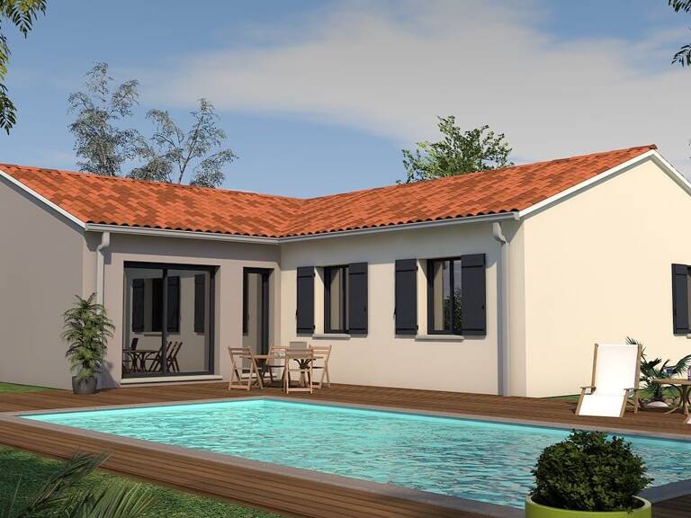 Maison 4 pièces 96.00 m² - Terrain: 419 m² — photo 1