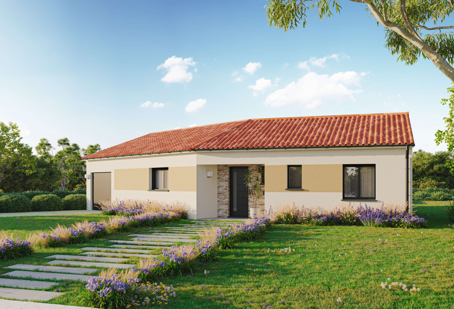 Maison 4 pièces 92.00 m² - Terrain: 428 m² — photo 1