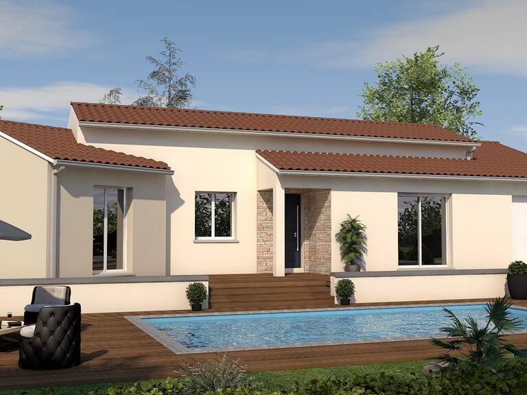 Maison 5 pièces 117.00 m² - Terrain: 778 m² — photo 1