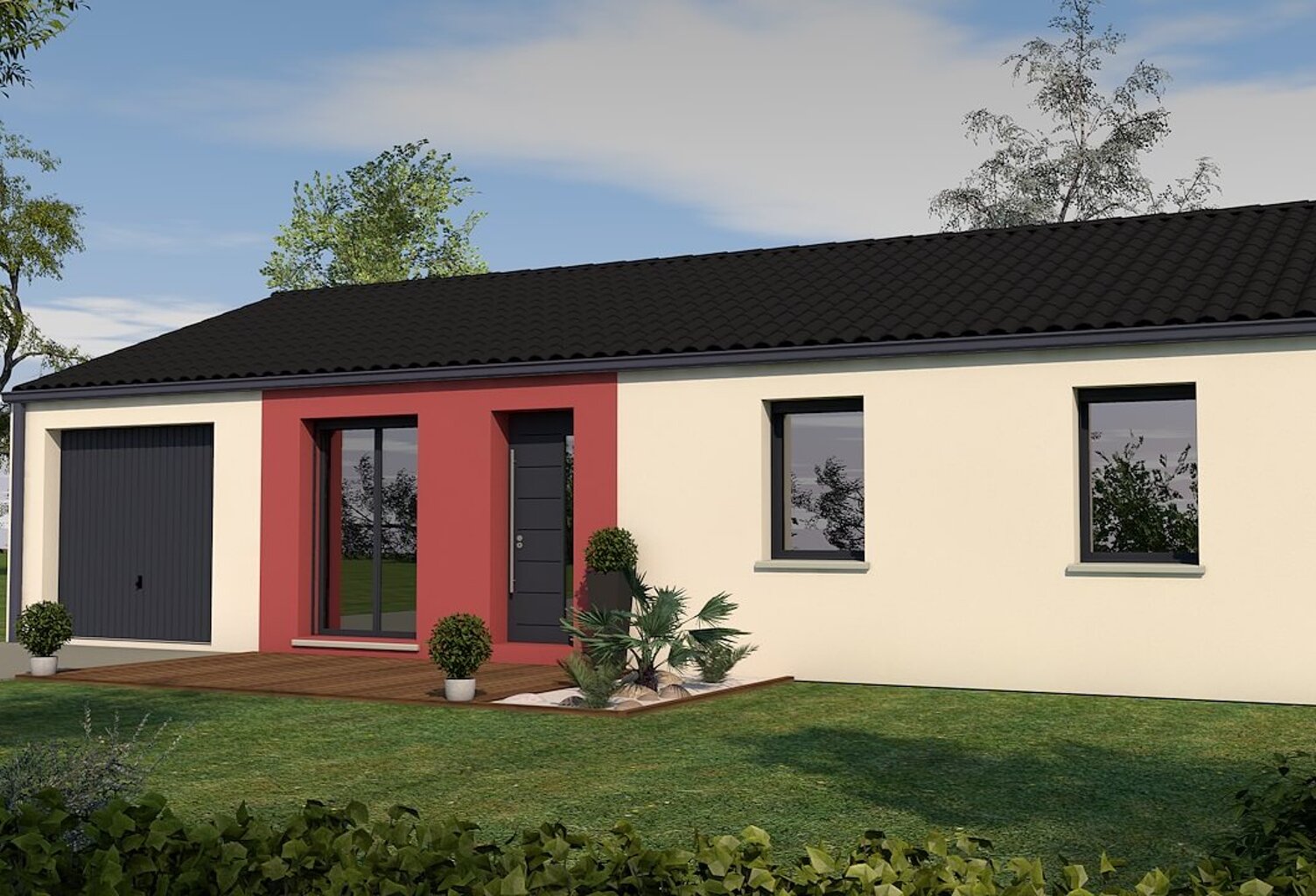 Maison 3 pièces 77.00 m² - Terrain: 320 m² — photo 1