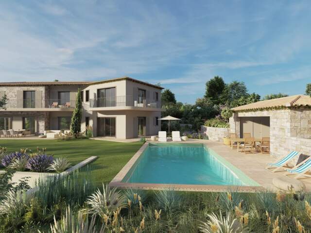 CANNES VILLA VUE MER AVEC PERMIS DEPOSE — photo du bien