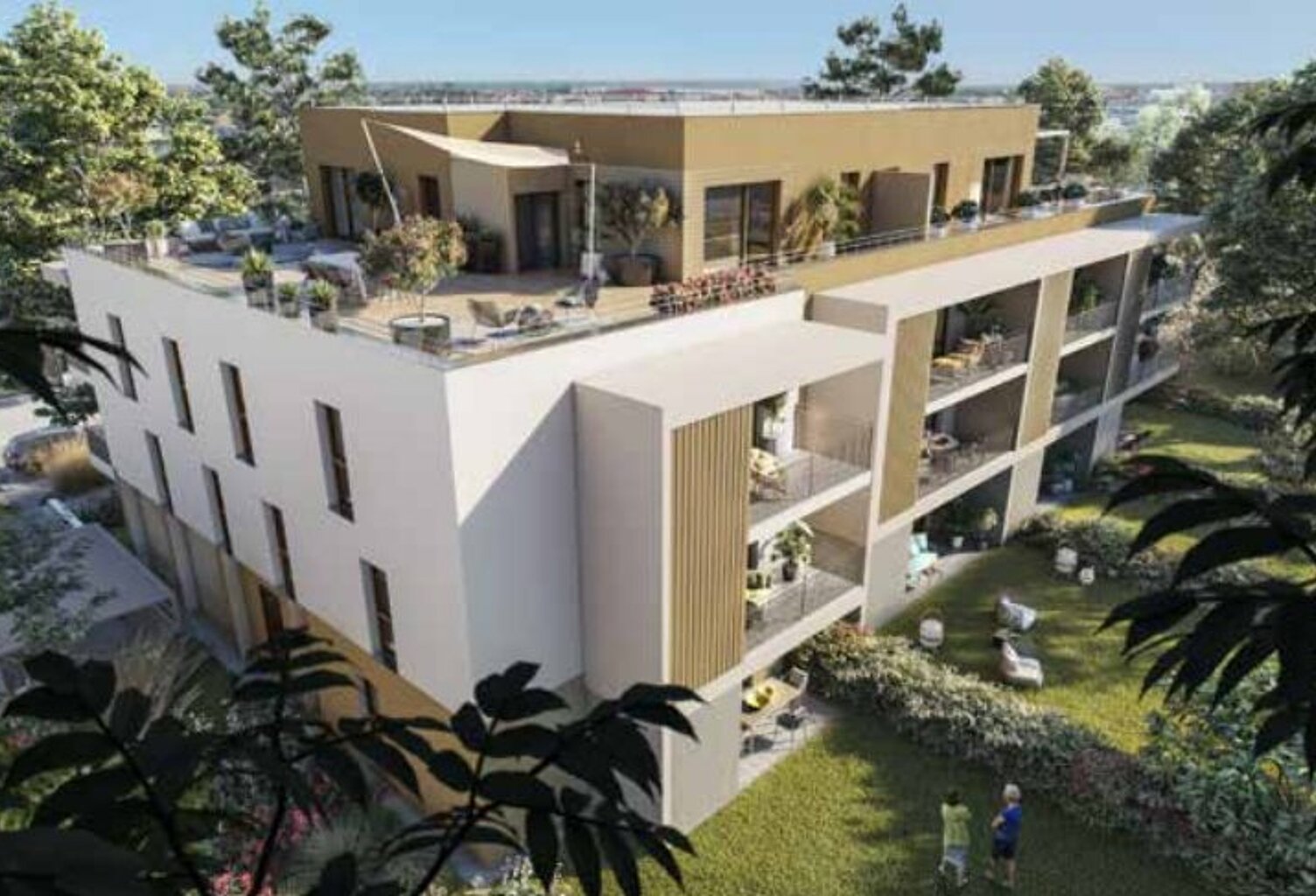 Appartement neuf T2 de 43,18m2, surface utile 90,05m2 — photo 1