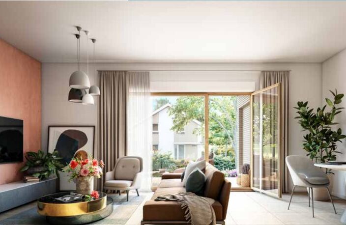 Appartement neuf T2 de 43,18m2, surface utile 90,05m2 — photo 3