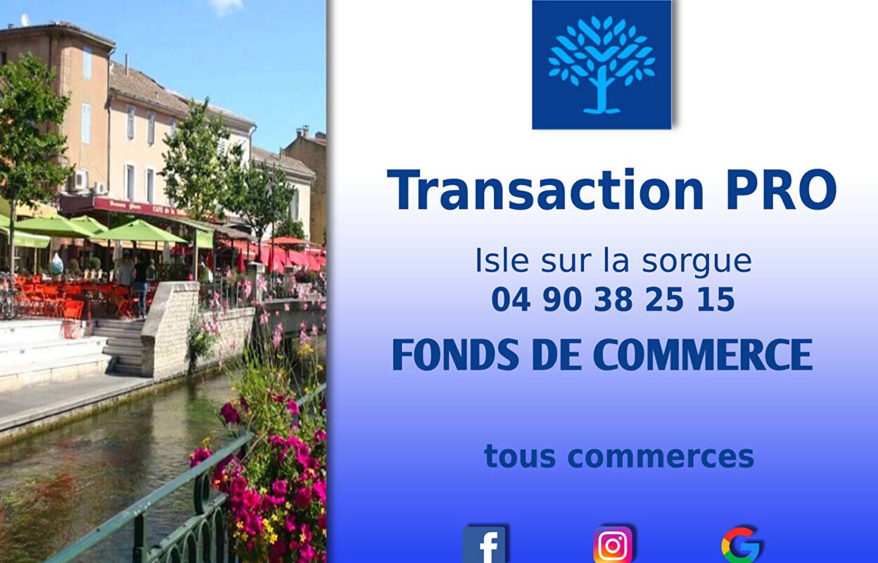 commerce  pièces 150 m2 à vendre à L'Isle-sur-la-Sorgue (84800)