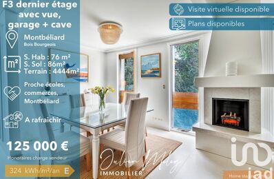 appartement 3 pièces 76 m2 à vendre à Montbéliard (25200)