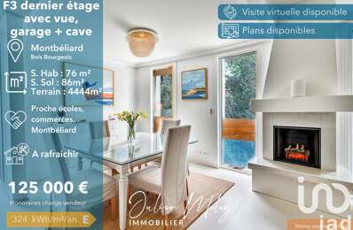 vente appartement 125 000 € à proximité de Audincourt (25400)