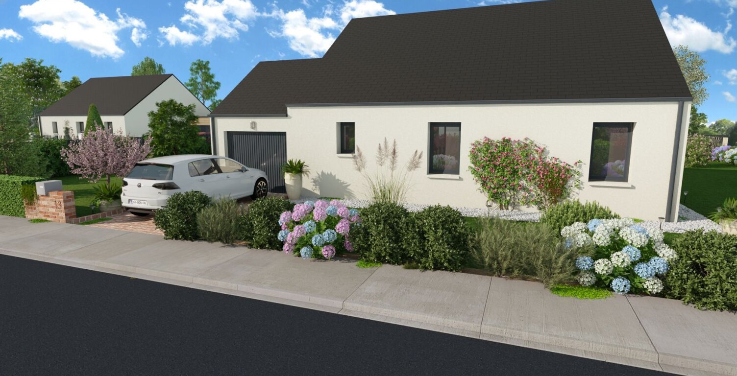 Projet de construction d'une maison 89.33 m² avec terrai... — photo 1