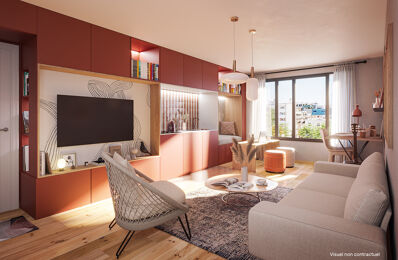 appartement neuf T1 pièces 17 à 29 m2 à vendre à Toulouse (31000)