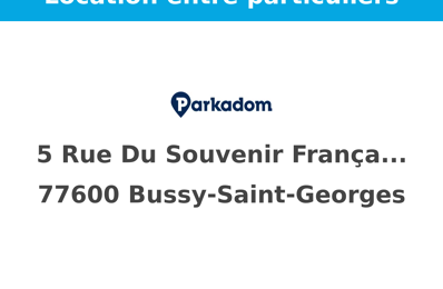 location garage 75 € CC /mois à proximité de Saint-Germain-sur-Morin (77860)