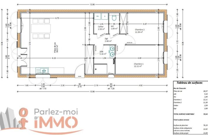 Maison 3 P+C — photo 4