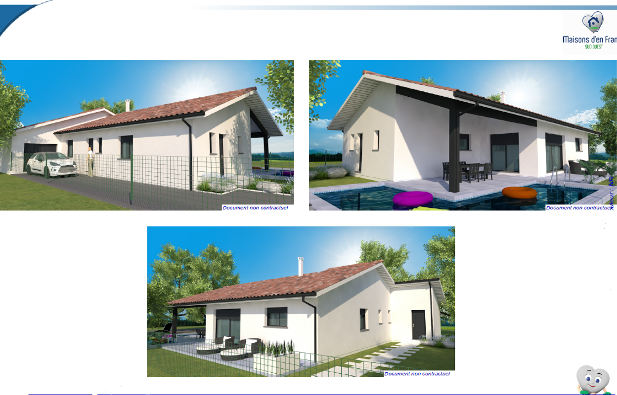 maison 103 m2 à construire à Tosse (40230)