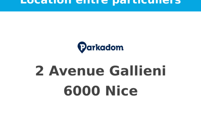 location garage 160 € CC /mois à proximité de Nice (06300)