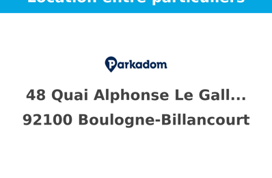 location garage 110 € CC /mois à proximité de Saint-Cloud (92210)