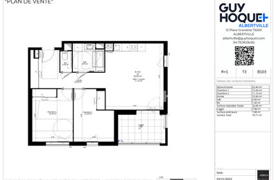 vente appartement 281 000 € à proximité de Gilly-sur-Isère (73200)