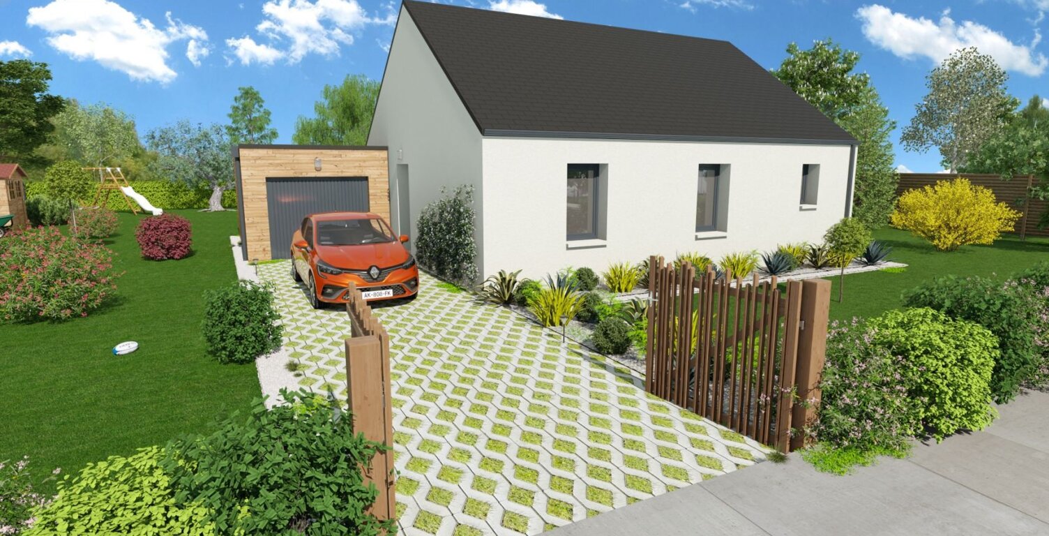 Projet de construction d'une maison 69.93 m² avec terrai... — photo 1