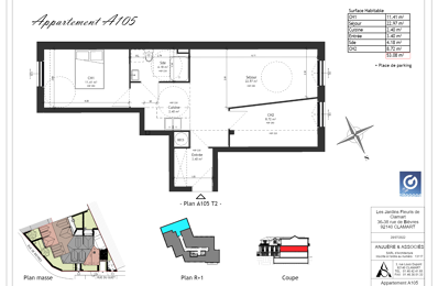 appartement 3 pièces 53 m2 à vendre à Clamart (92140)