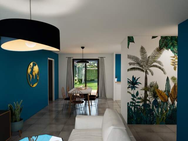 Maison 4 pièces 96.00 m² - Terrain: 518 m² — photo du bien