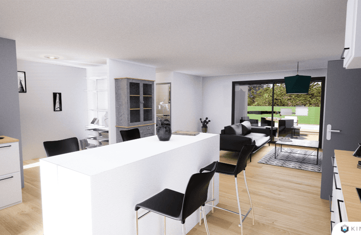 Maison 4 pièces 92.00 m² - Terrain: 524 m² — photo 2