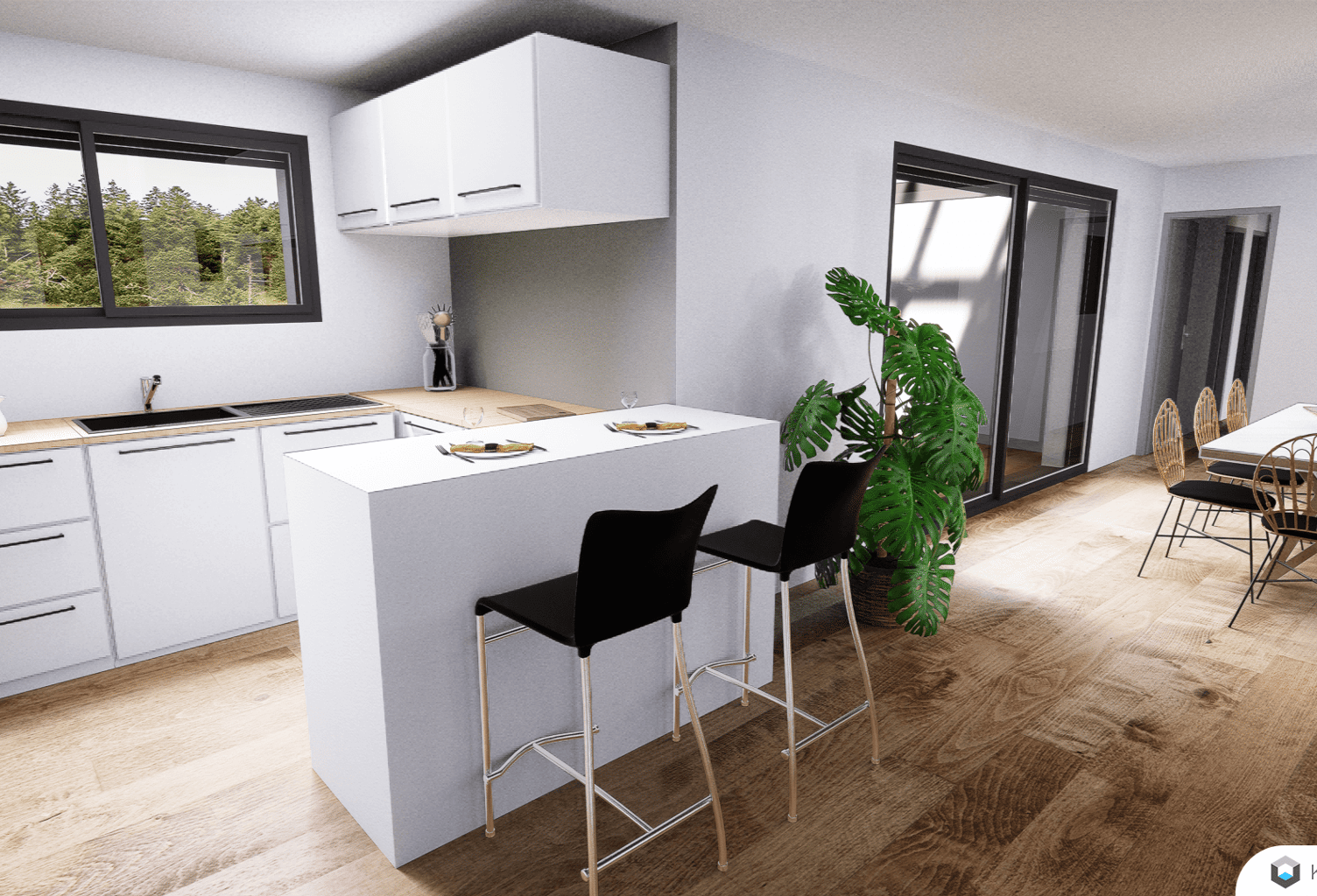 Bord de l'océan - Terrain: 292 m² — photo 1
