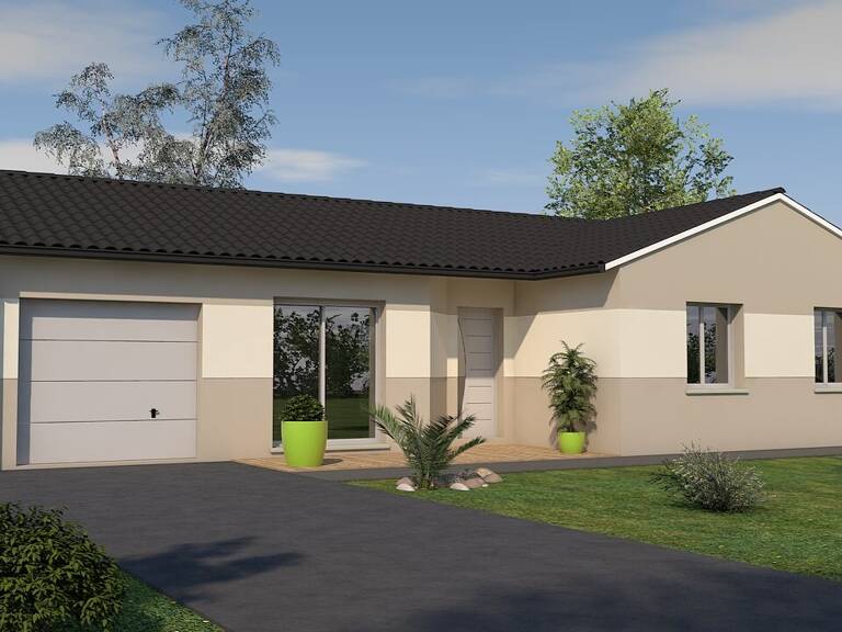 Maison 4 pièces 92.00 m² - Terrain: 353 m² — photo 1