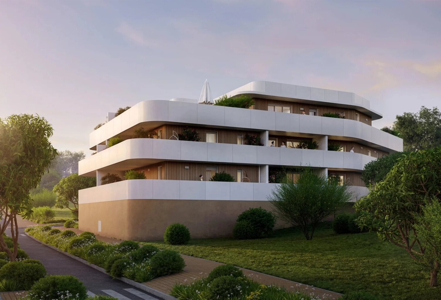 CANET-EN-ROUSSILLON appartement neuf 3 pièces rdc parking jardin — photo 1