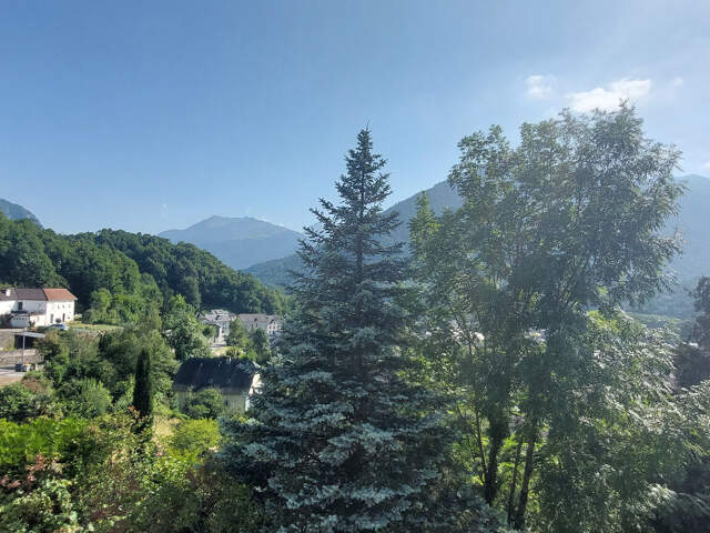 VALLEE D'OSSAU - MAISON ANCIENNE A RENOVER  VUE MONTAGNES — photo du bien