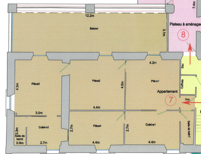 Appartement  T4 à vendre Barcelonnette 04400