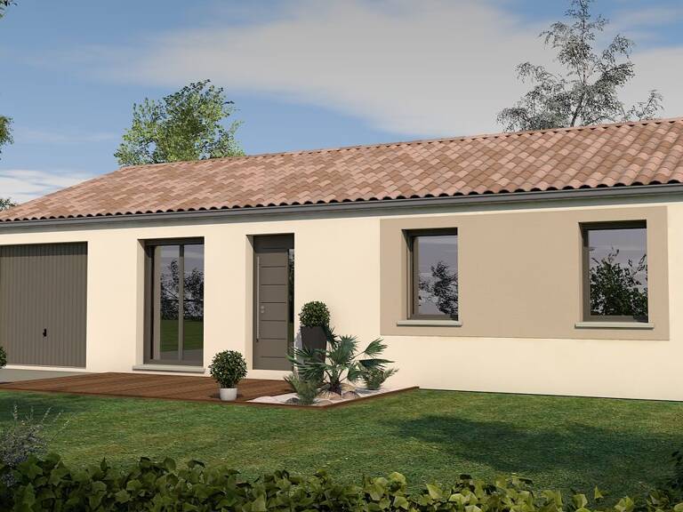 Maison 4 pièces 81.00 m² - Terrain: 320 m² — photo 1
