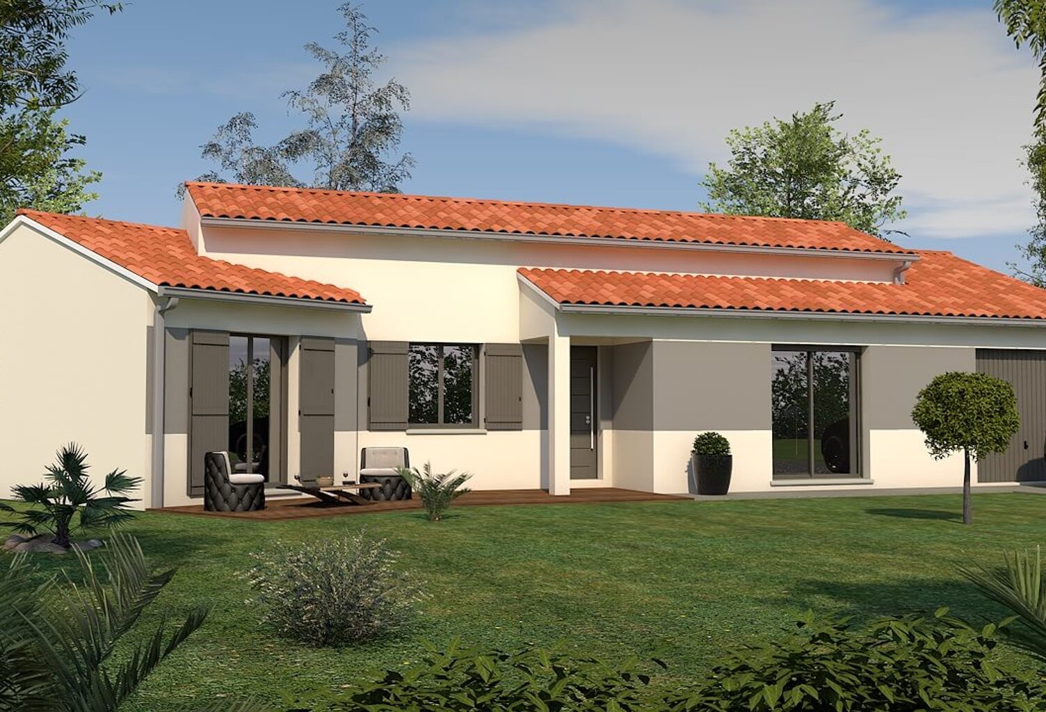 Maison 5 pièces 117.00 m² - Terrain: 881 m² — photo 1