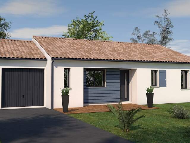 Maison 4 pièces 96.00 m² - Terrain: 743 m² — photo du bien