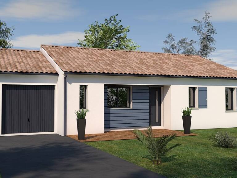 Maison 4 pièces 96.00 m² - Terrain: 743 m² — photo 1