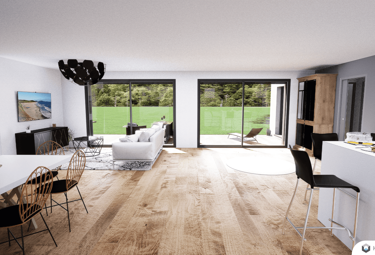 Maison 4 pièces 96.00 m² - Terrain: 420 m² — photo 1