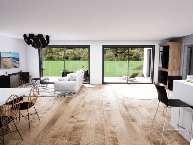 Maison 4 pièces 96.00 m² - Terrain: 420 m² — photo du bien