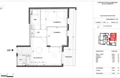 vente appartement 335 000 € à proximité de Saint-André-de-la-Roche (06730)