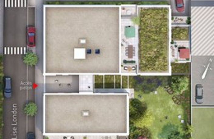 Vénissieux  NEUF  T2 38m²+Terrasse7m²+Jardin 28m²+Parking — photo 2