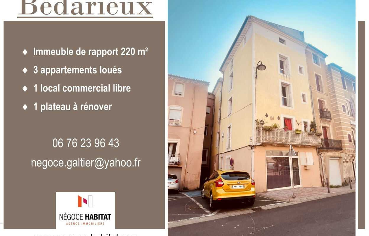 immeuble  pièces 220 m2 à vendre à Bédarieux (34600)