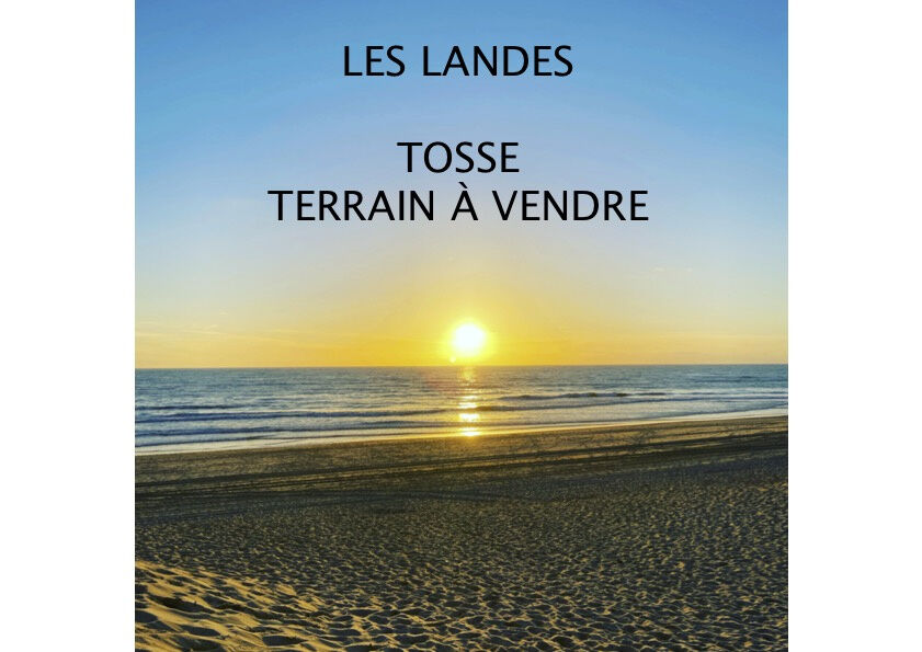 Terrain  à vendre Tosse 40230