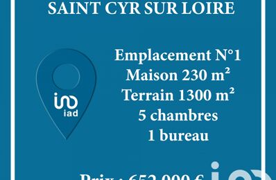 vente maison 652 000 € à proximité de Vernou-sur-Brenne (37210)