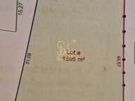 TERRAIN PLAT DE 1596 M2 EN FIN DE VILLAGE — photo 2