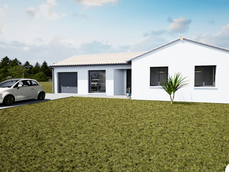 Maison 4 pièces 91.00 m² - Terrain: 328 m² — photo 1