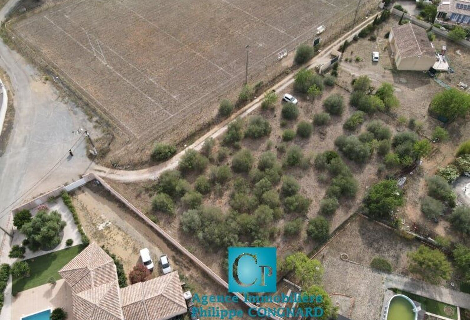 Vente terrain  2570 m² Cruzy (34310) — photo 1
