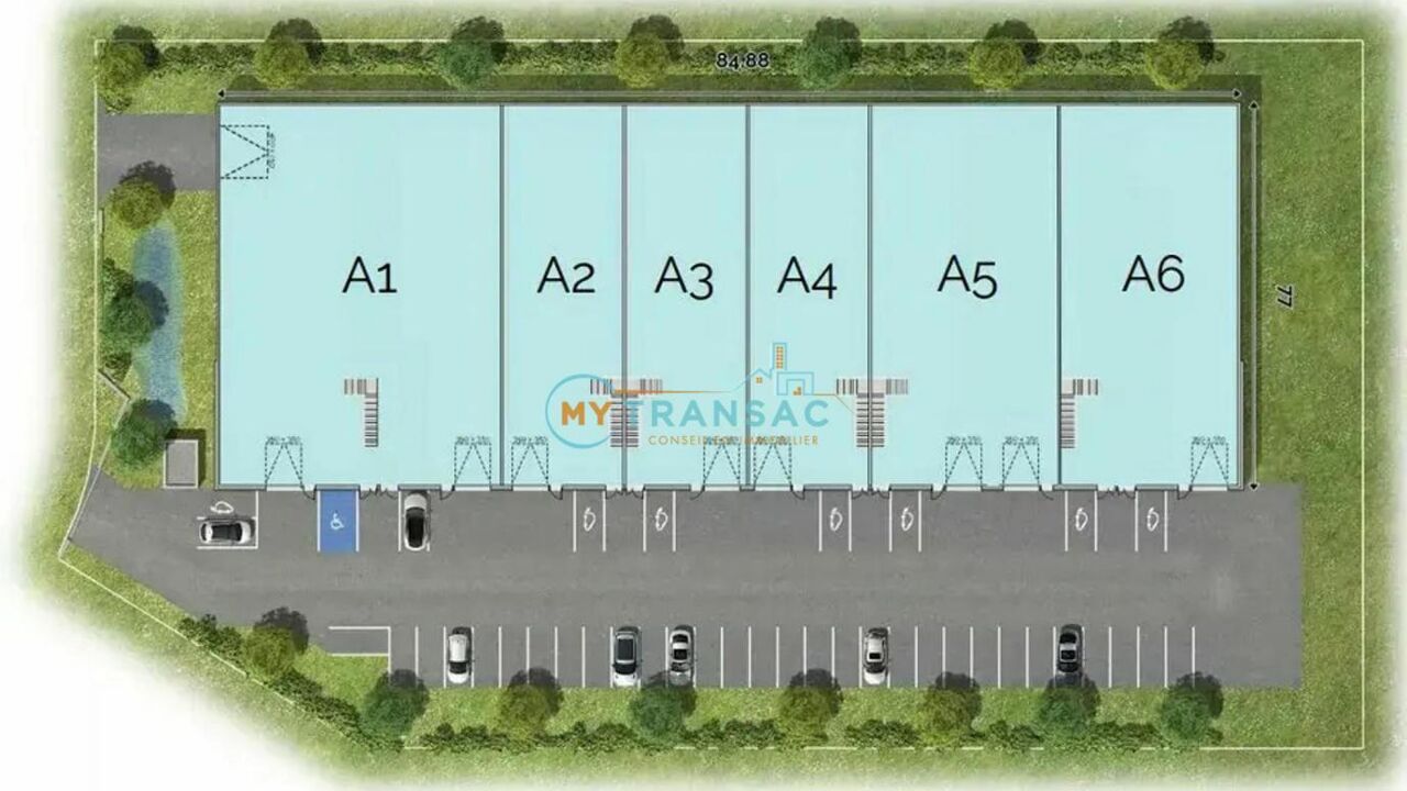 local industriel  pièces 599 m2 à vendre à Étréchy (91580)