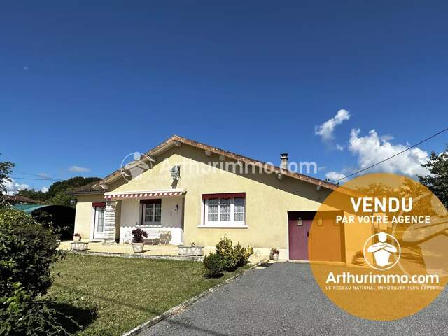 Maison plain pied 92 m², 4 pièces, 3 chambres + garages — photo du bien