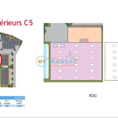 Local industriel 2247 m²