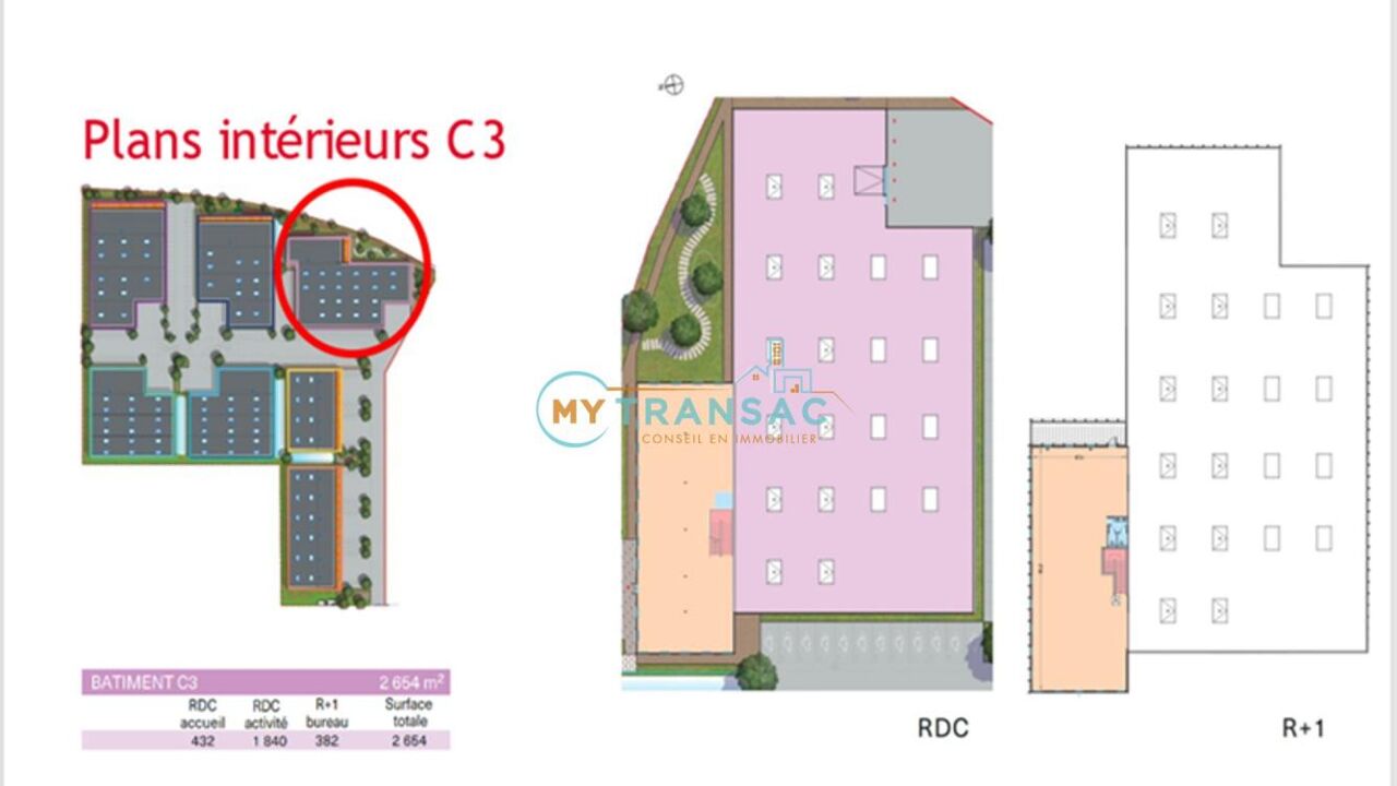 local industriel  pièces 2654 m2 à vendre à Montereau-sur-le-Jard (77950)