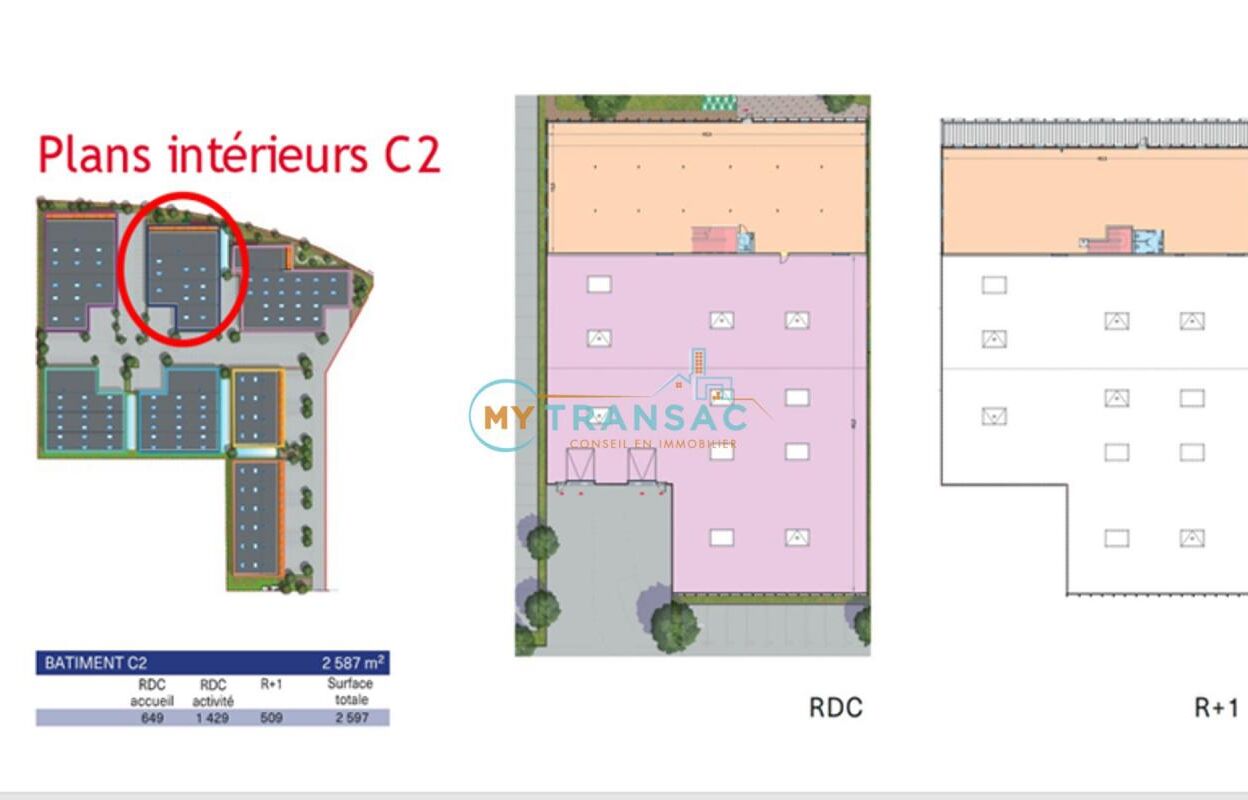 local industriel  pièces 2587 m2 à vendre à Montereau-sur-le-Jard (77950)