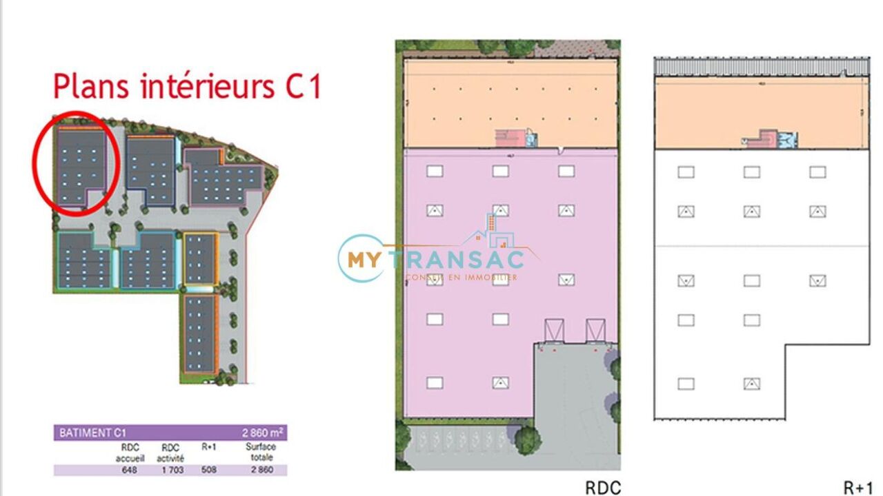 local industriel  pièces 2859 m2 à vendre à Montereau-sur-le-Jard (77950)