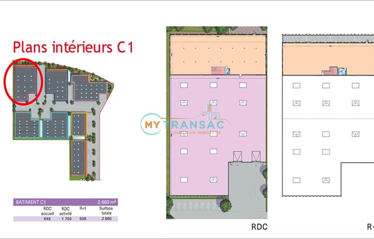 local industriel  pièces 2859 m2 à vendre à Montereau-sur-le-Jard (77950)