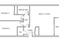 Appartement T3 traversant de 62m² — photo 2