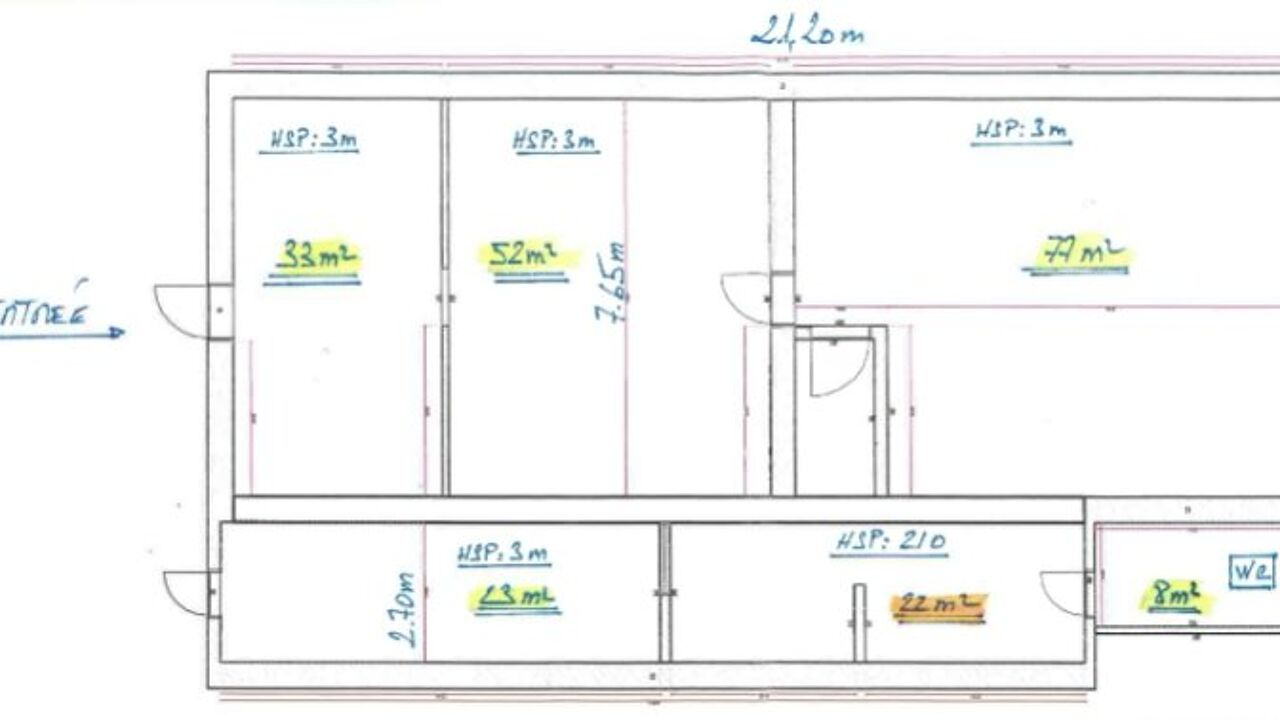 commerce 1 pièces 215 m2 à vendre à Charnay-Lès-Mâcon (71850)